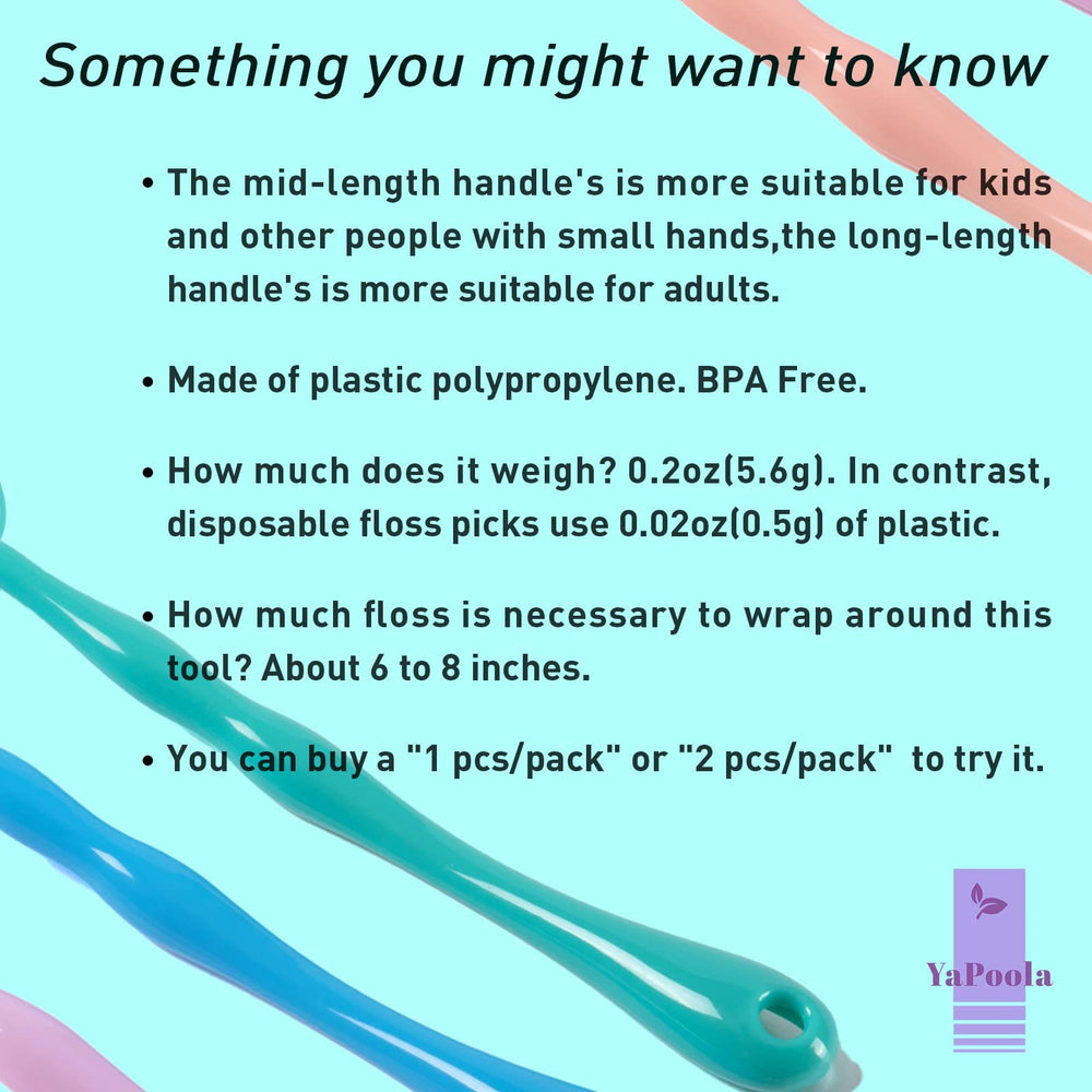 Back teeth reach with YaPoola floss holder