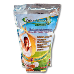 Yahve Colon Cleanser packaging detail highlighting botanical blend for everyday tea