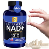 YAM Health Liposomal NAD supplement bottle label