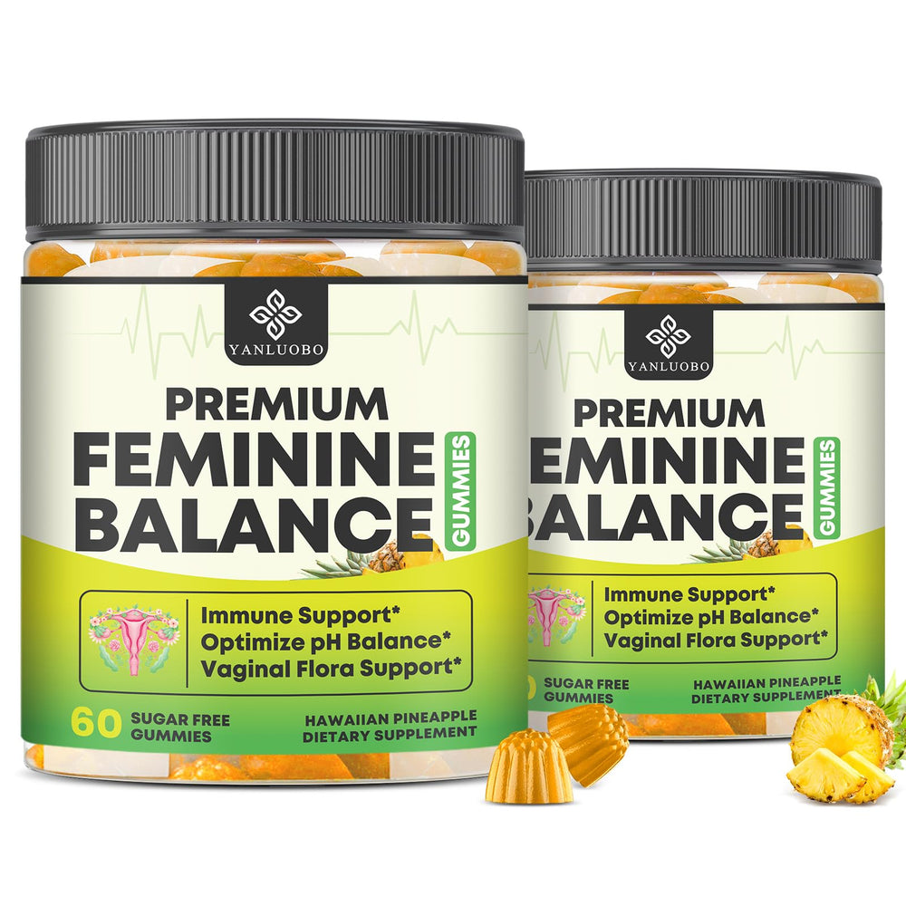 YANLUOBO Feminine Balance Probiotic Gummies bottle front