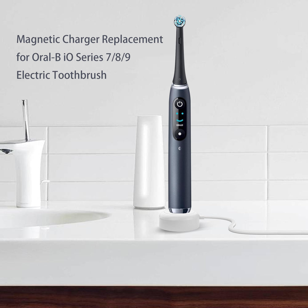 Compact travel-friendly Oral-B charger design
