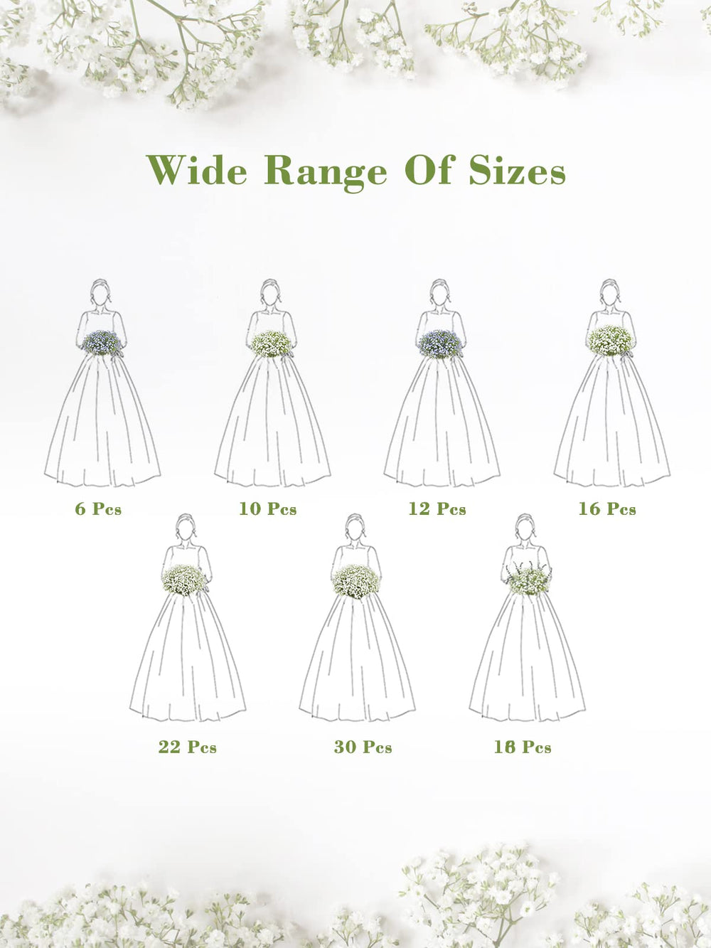 Maintenance-free faux baby’s breath used for weddings image 7