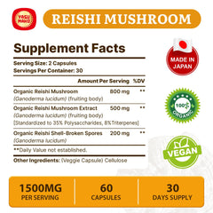 3-pack Yasumako Reishi supplement packaging