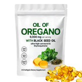 YATIME Oil of Oregano with Black Seed Oil bottle on a white background