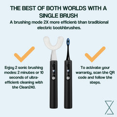 Travel case included with Y-Brush Ultra Premium