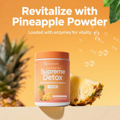 Close-up of pineapple enzymes (bromelain) illustration for digestive support