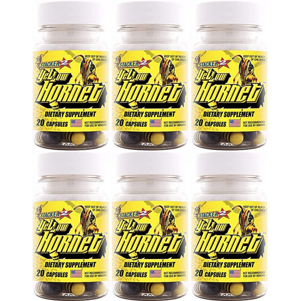 Yellow Hornet Herbal Dietary Supplement bottle with label