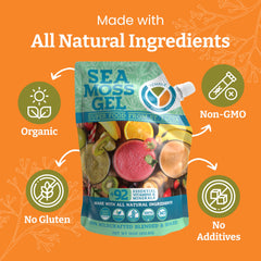 Mineral-dense sea moss gel for immunity and energy