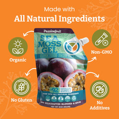 Wildcrafted sea moss harvested in protected waters (St Lucia)