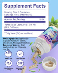 Energy boost from Yerba Mate Capsules