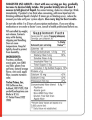 Digestive health benefits of daily fiber with orange flavor