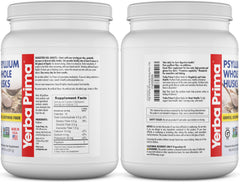 Dietary fiber content information for Yerba Prima psyllium husk