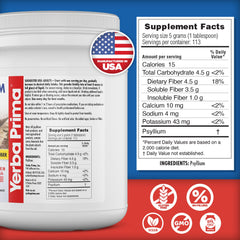 Vegan-friendly psyllium husk fiber product