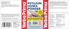 Three bottles of Psyllium Husks Powder in packaging view