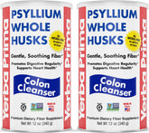 Yerba Prima Psyllium Whole Husks 12oz 2-pack – front label