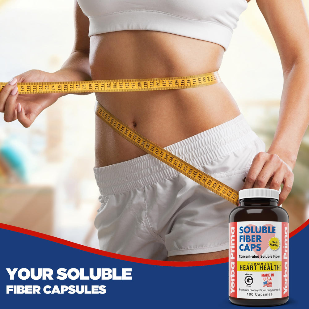 Yerba Prima Soluble Fiber Formula Capsules label
