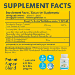 Yes You Can product label detail highlights natural ingredients like lemon balm and chamomile