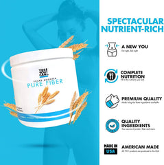 Yes You Can! Drink Booster powder tub shows organic greens ingredients