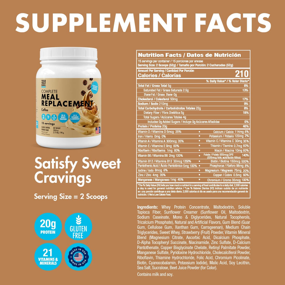 Yes You Can! Meal replacement flavors offer tasty options for busy days.