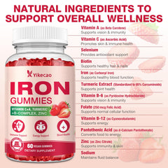 Supplement facts panel featuring vitamins B6, B12, and C