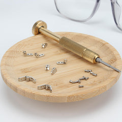 Easy installation for eyeglass hinge replacement