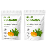 YKJHCSL 2 Pack Oil of Oregano Softgels bottle - front view