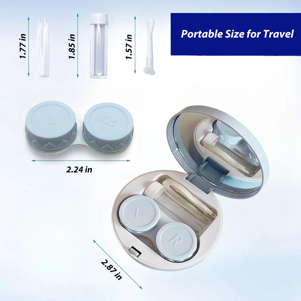 Travel kit including solution bottle, tweezers, and applicator