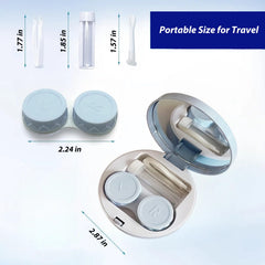 Travel kit including solution bottle, tweezers, and applicator