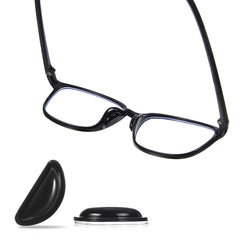 Pack of 10 pairs nose pads for glasses, black packaging