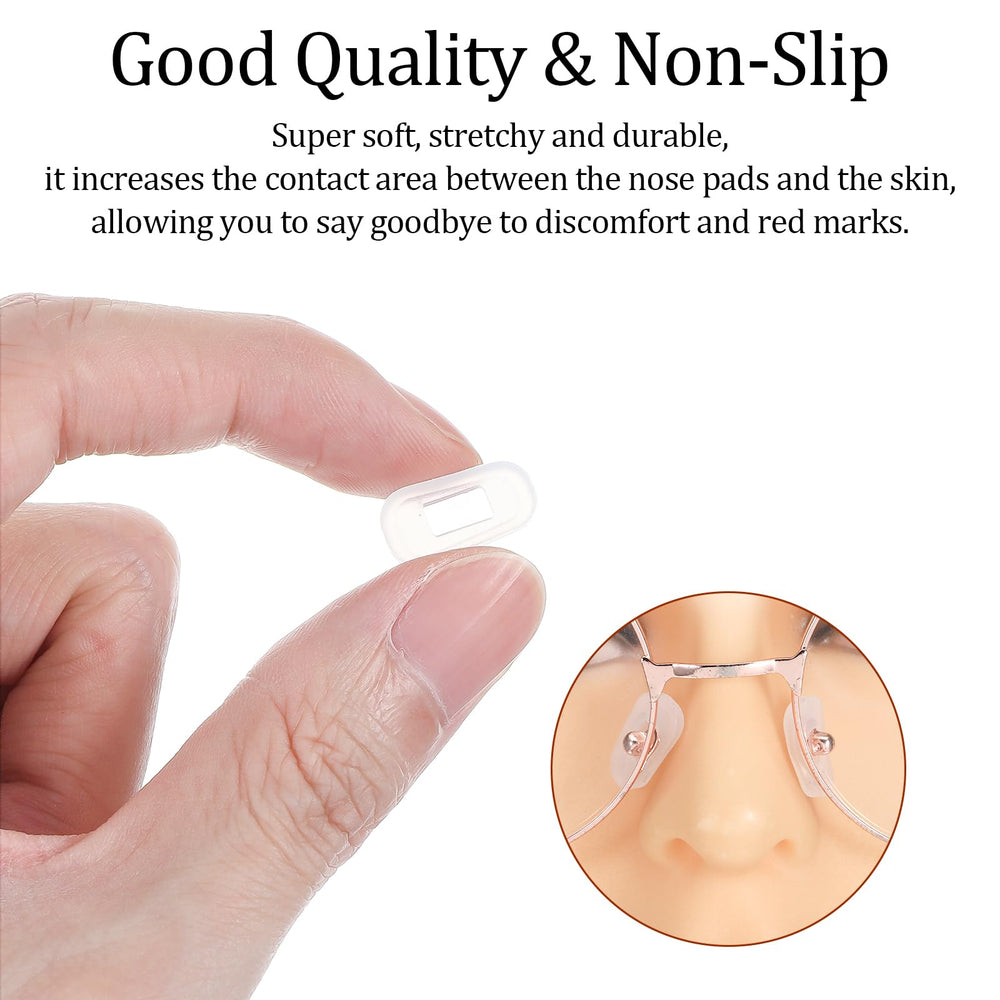 Box of 8 pairs of eyeglass nose pads for replacement