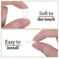 Lightweight nose pads attached to a frame sample