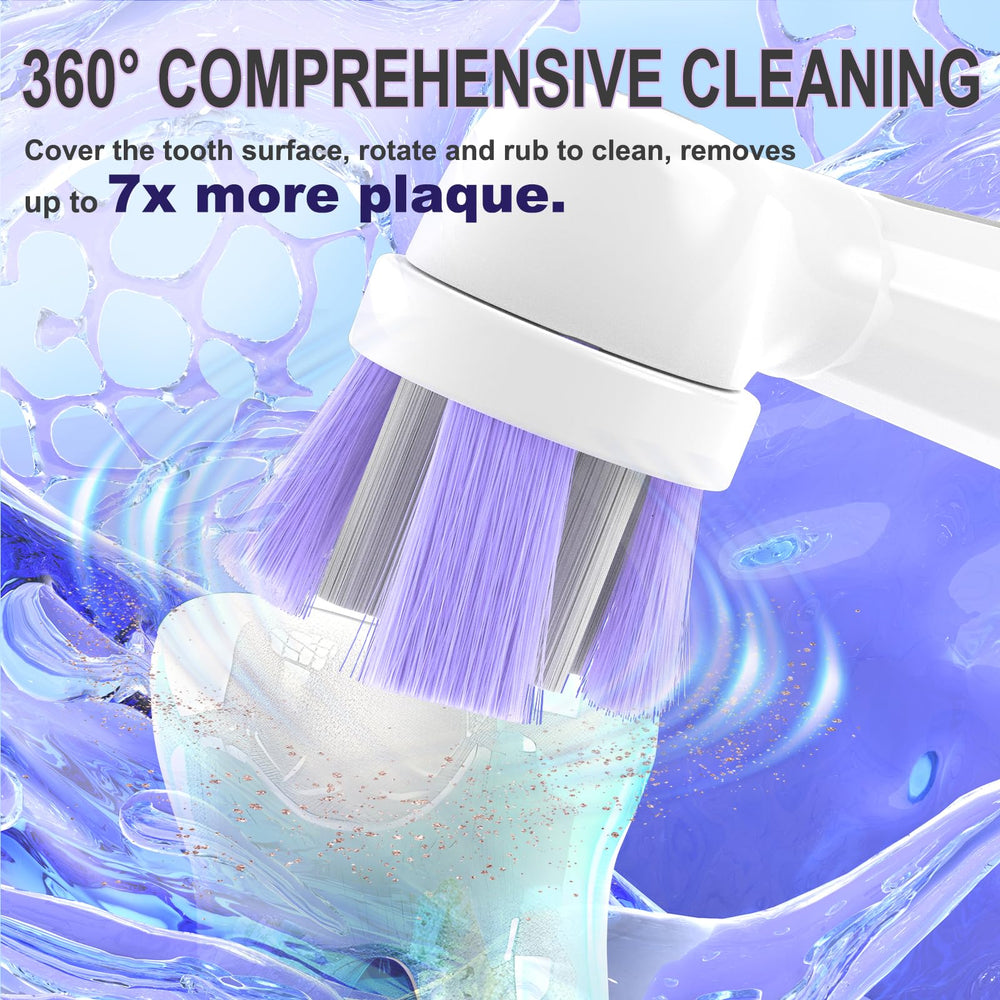360-degree cleaning design for thorough brushing