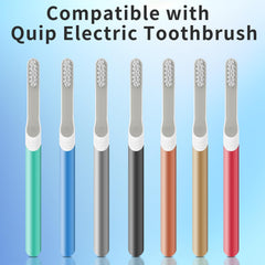 Close-up of YMPBO Quip replacement head soft bristles