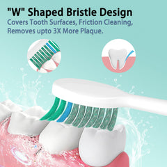 Spiral brush filament design of YMPBO replacement head