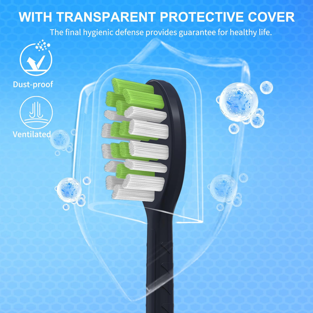 10-count YMPBO replacement brush heads for Philips One Series