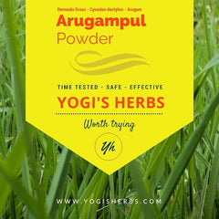 Serving suggestion with Arugampul powder