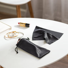Drawstring closure with adjustable toggle on pouch