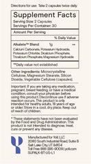 Product packaging on white background