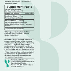 Yoli Enzyme product label