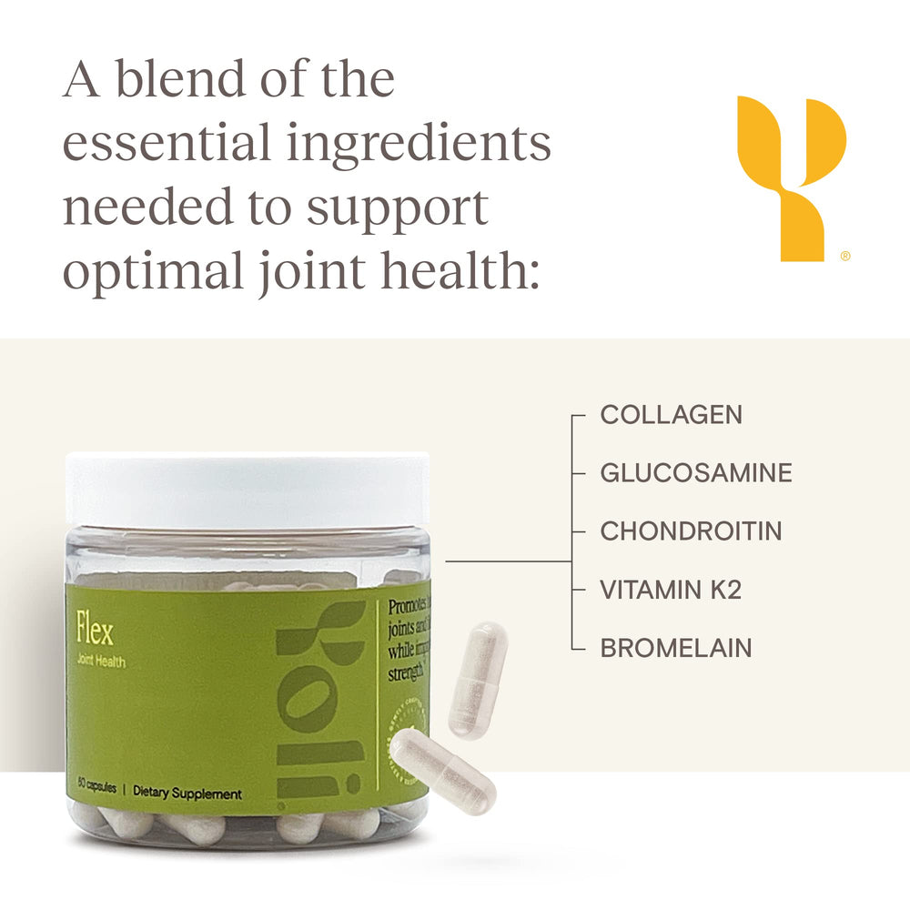 Yoli Flex joint cartilage support graphic