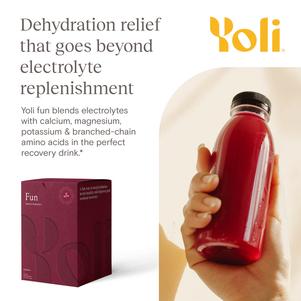 Yoli Fun Enduramin post-workout blend label for recovery