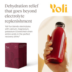 Yoli Fun Enduramin post-workout blend label for recovery