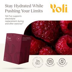 Yoli Fun sugar-free label close-up highlighting keto-friendly formula