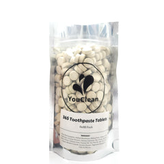 YouClean Refill Pack 365 toothpaste tablets front view