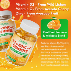 Sugar-free vegan gummies label and ingredients