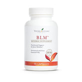 Hero image: Young Living BLM Capsules bottle, 90-count.