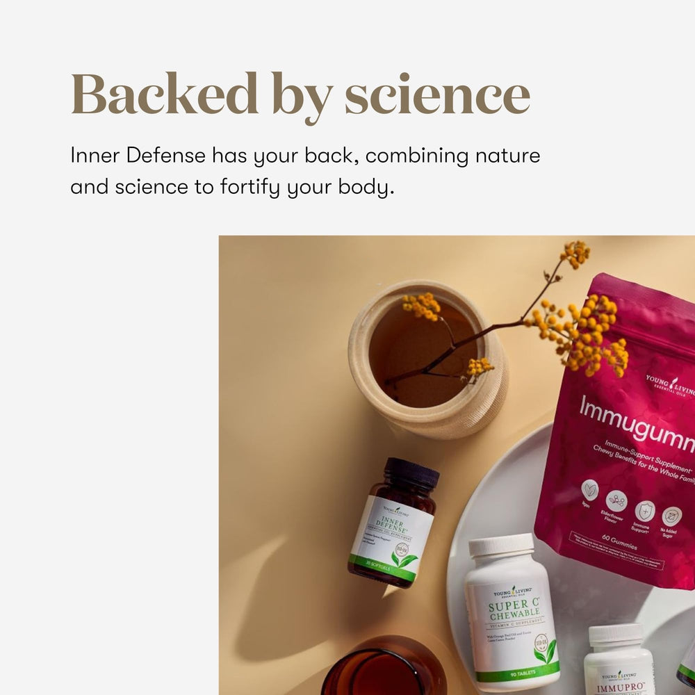 Lifestyle shot showing daily immune support routine