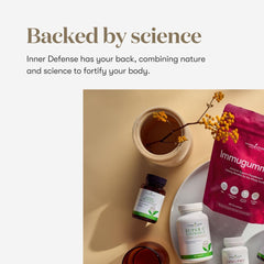 Lifestyle shot showing daily immune support routine