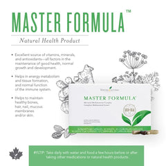 Side view of Young Living Master Formula 30-count bottle