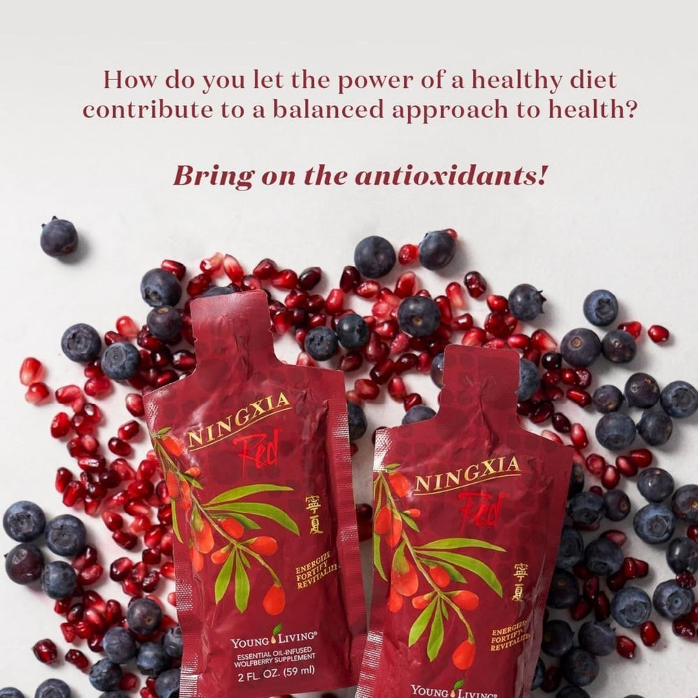 Antioxidant-rich Ningxia Red formula with wolfberries